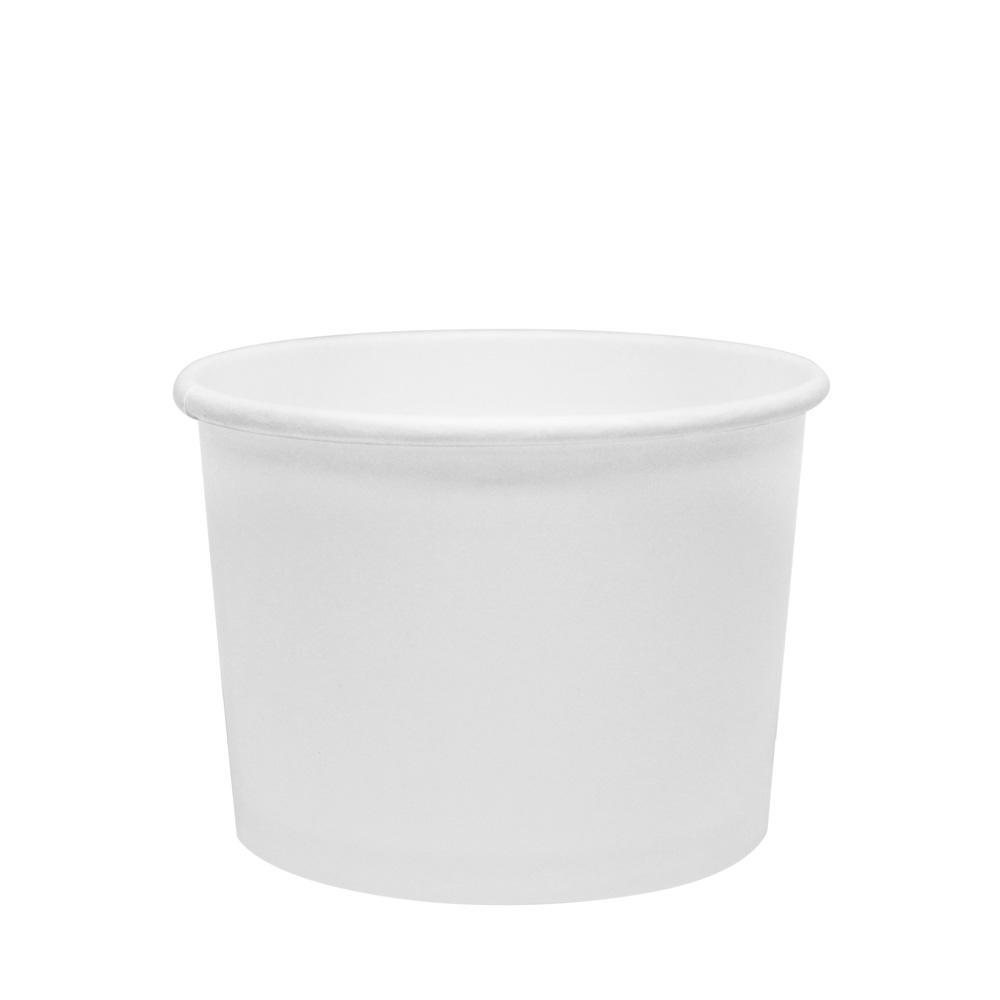 4 oz White Compostable Hot Cup | Paper| Custom Printed | 1000 count