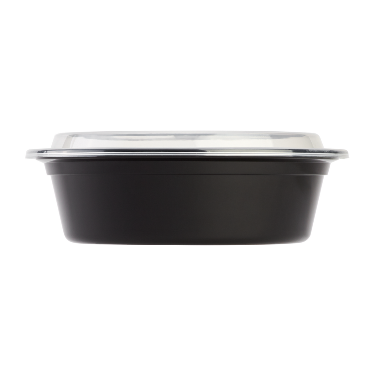 [300 Count] 32 oz Black Plastic Meal Prep Containers with Lids - Round Food  Storage Container Microwave Safe - BPA-Free, Stackable, Reusable