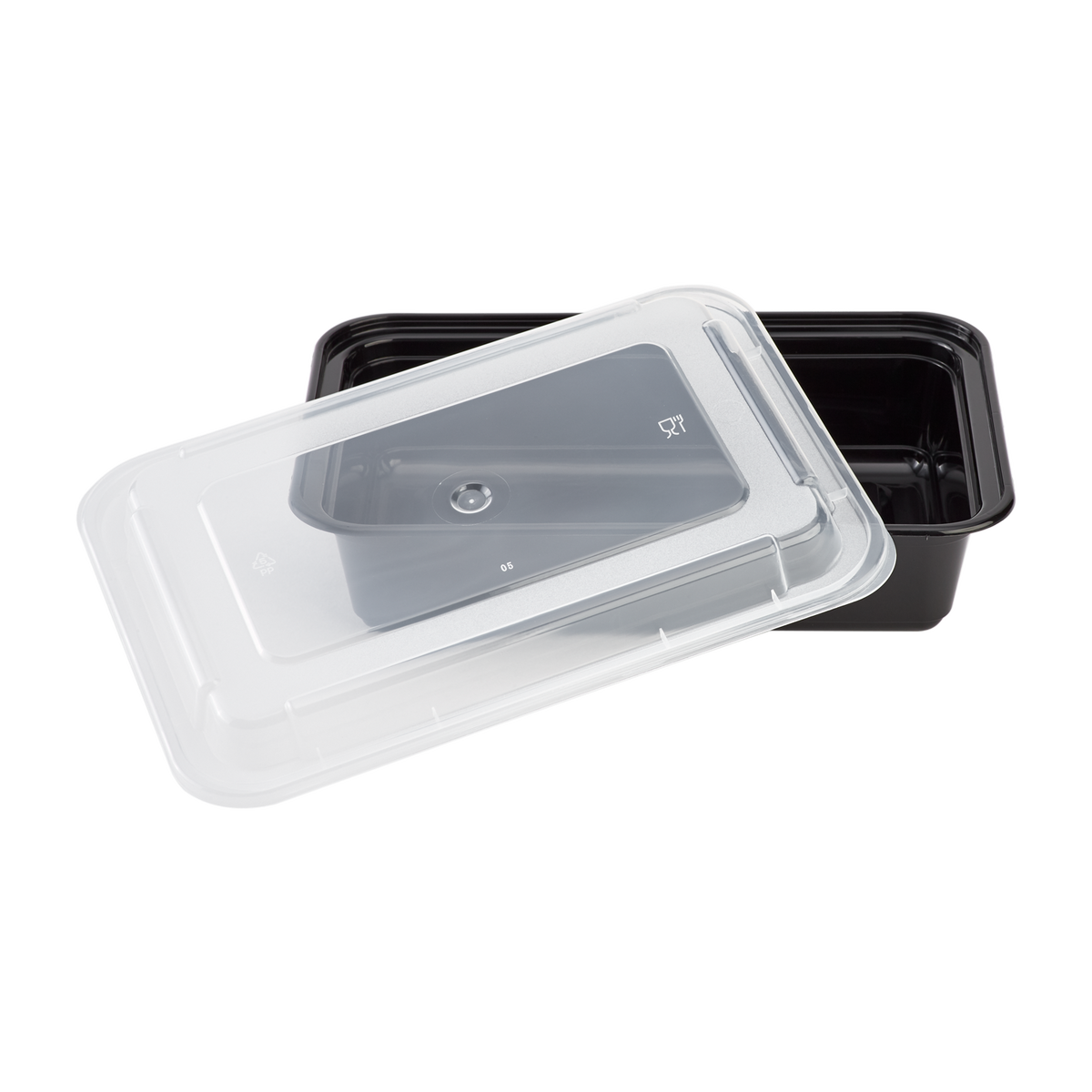 Glotoch Meal Prep Container, 38OZ 1 Compartment to Go Containers