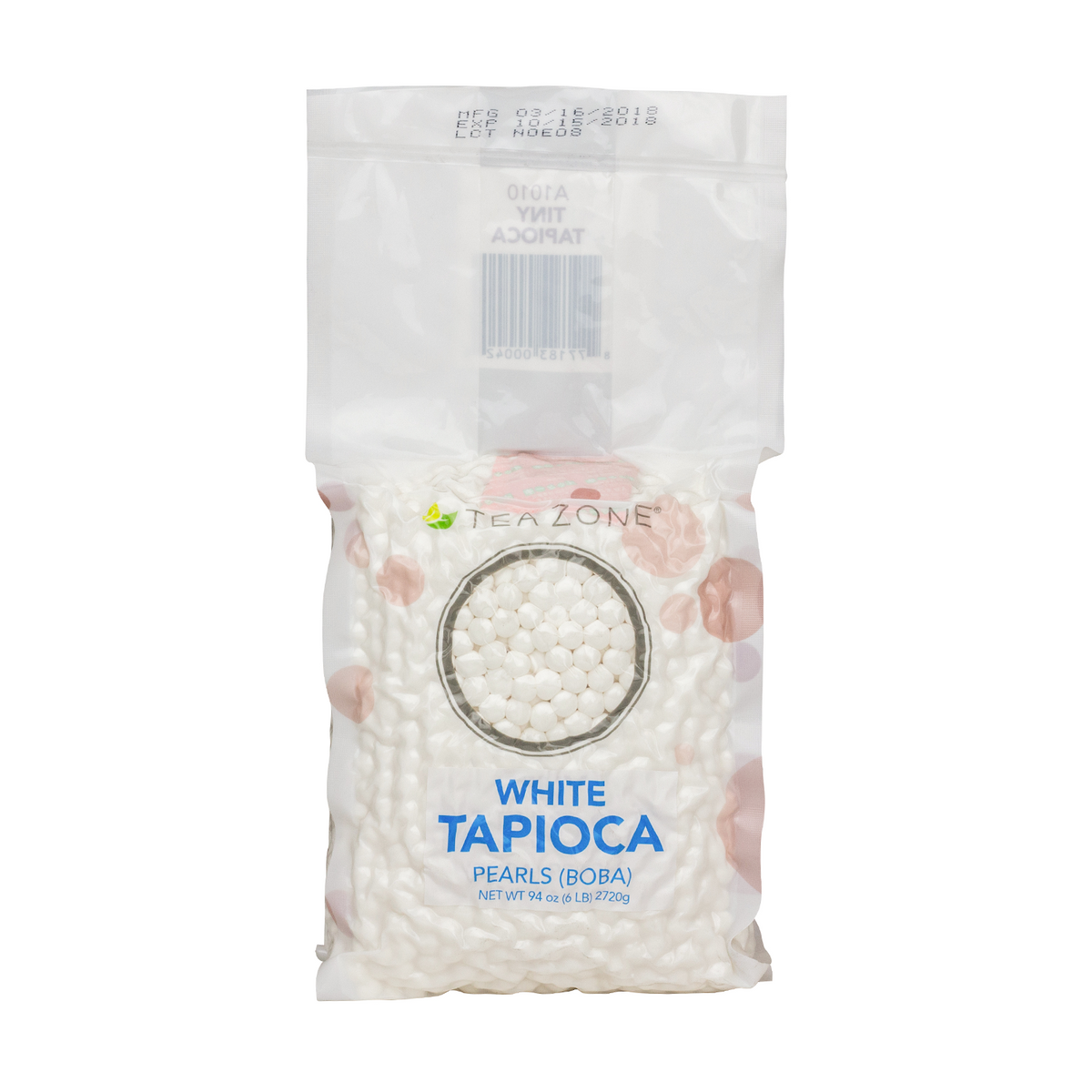 Tea Zone Instant 10 Tapioca Pearls (Boba) - Bag (6 lbs) 