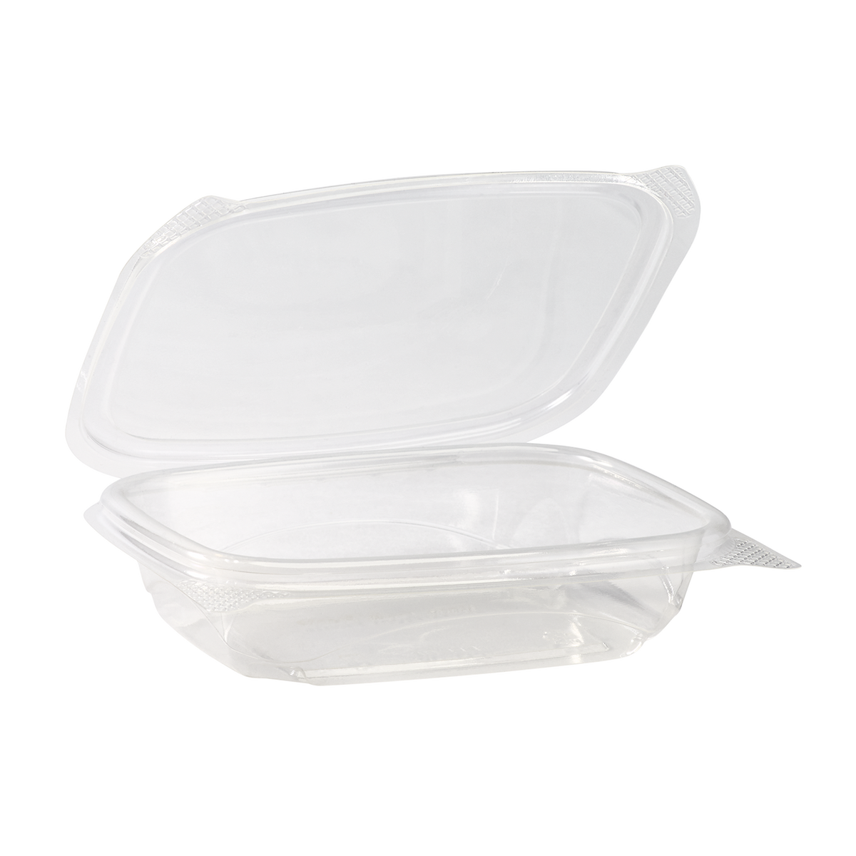 Hinged 8 oz Deli Take Out Food Container - 5 3/8L x 4 1/2W x 1 1/2H