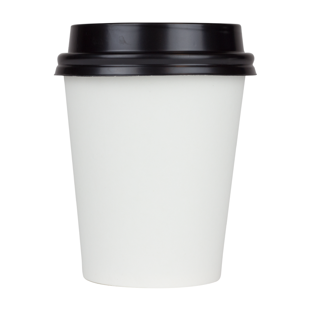 white drink cup
