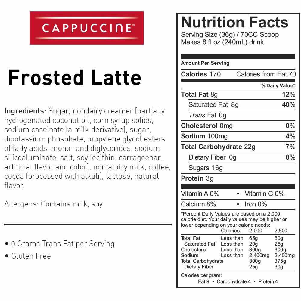 starbucks coffee base nutrition