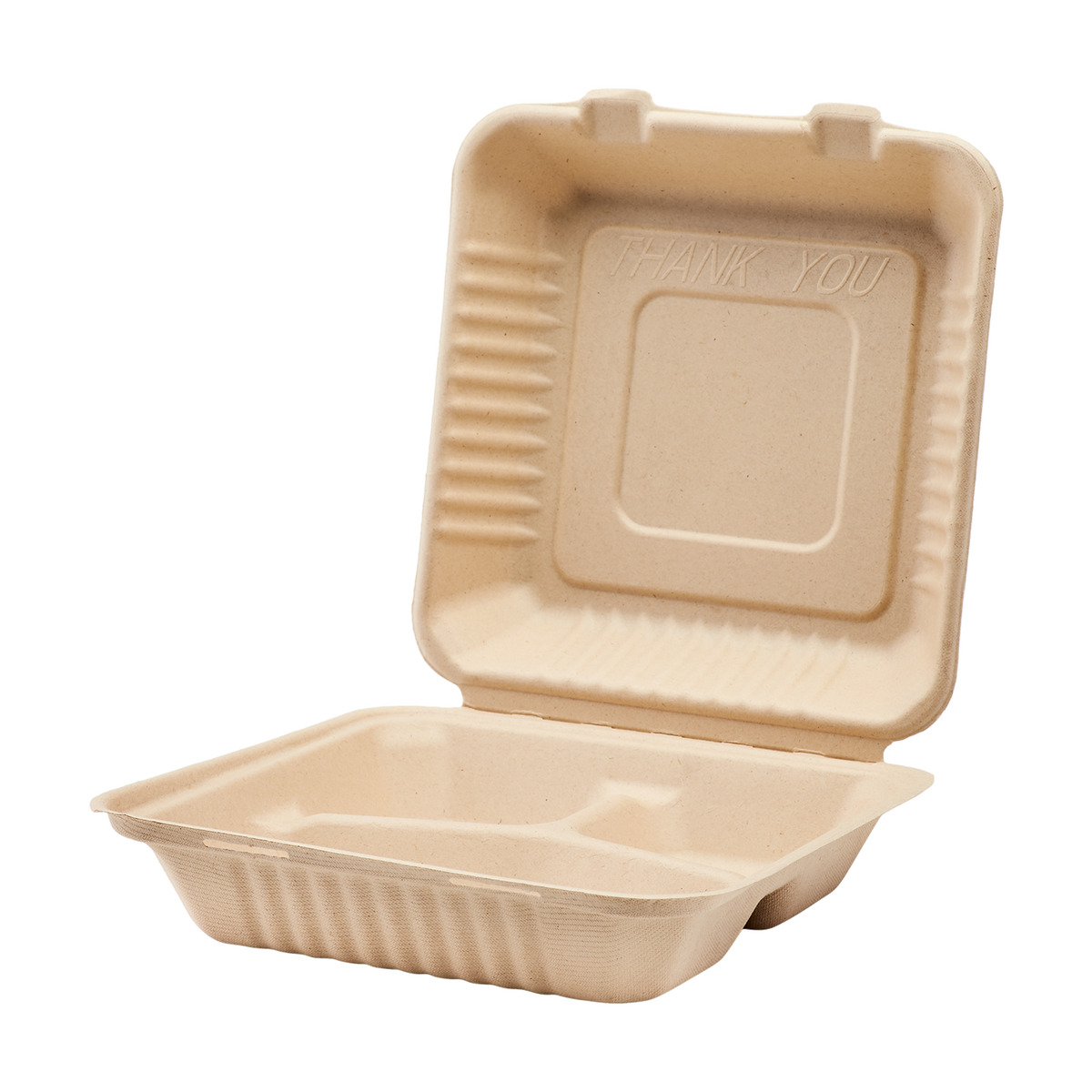 Biodegradable Takeout Paper Food Container Clam Shell Disposable