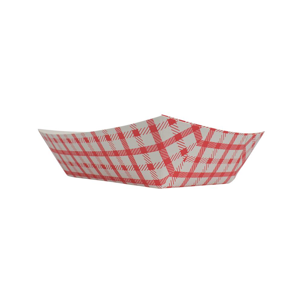 Karat Food Tray - Shepherd's Check (Red) - 2.5 lb