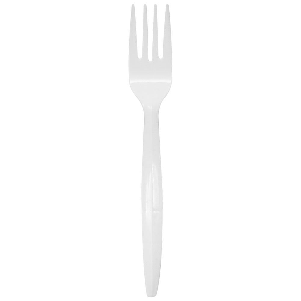 Clear Plastic Heavyweight Forks, 1000/Carton