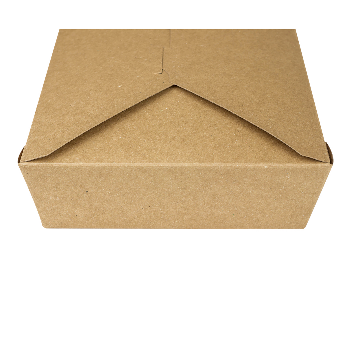 Paper Take-Out Boxes - 2 Windows - Rectangle - Kraft - 41oz. - Large - 200  Count Box