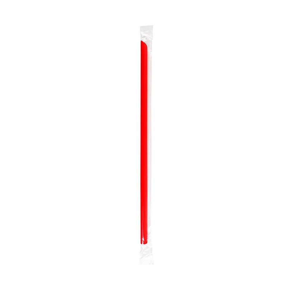 Karat 9 Giant Red Plastic Straws