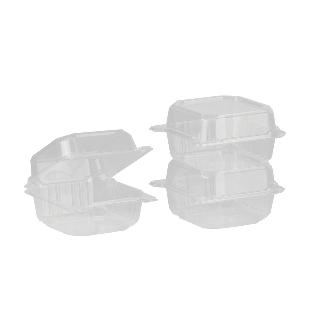 Small Compostable Food Containers - Karat Earth 6''x6'' Compostable Ba