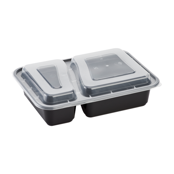DHG Professional 50 Sets Rectangle 28oz Meal Prep Containers with Lids Microwavable Food Container Plastic BPA Free Rectangle