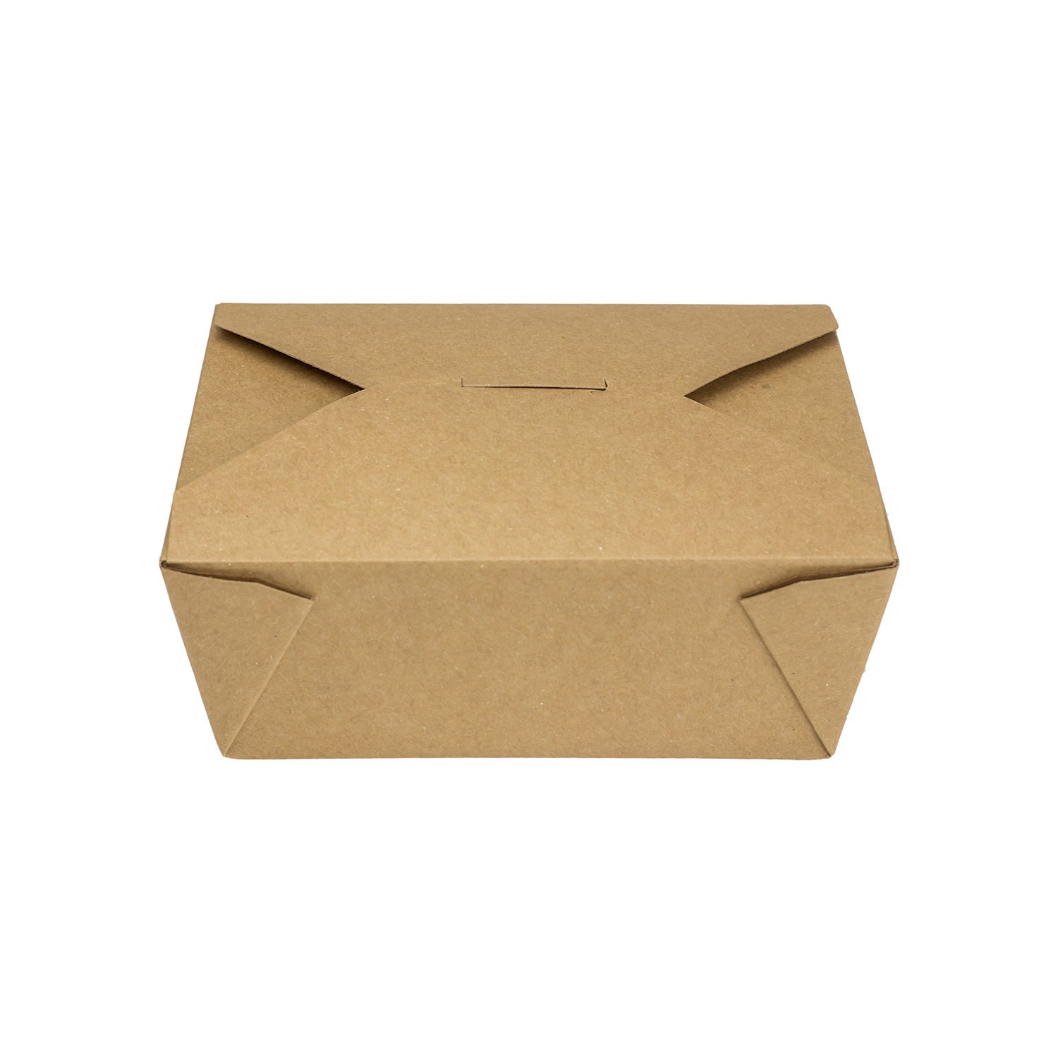 Small Microwavable Folded Paper #1 Takeout Boxes | Restaurant Supply Drop