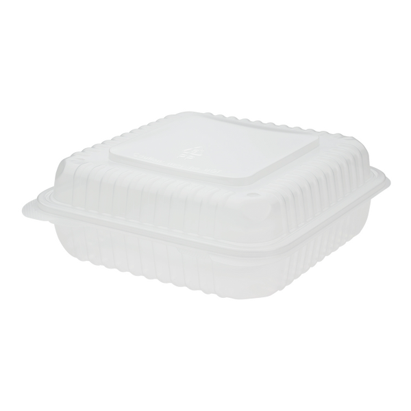 9x9x3 3-COMPARTMENT LARGE STYROFOAM TAKE OUT TRAY, 2/100ct. - Caire Hotel &  Rest. Supply Inc