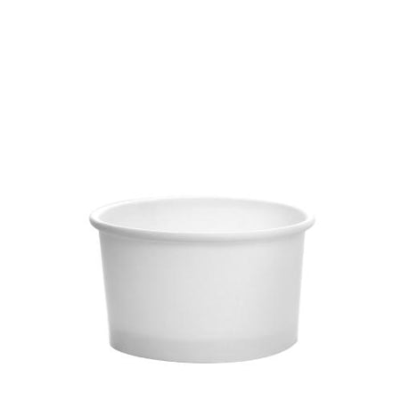 Paper Food Containers - 16oz Food Containers - White (112mm