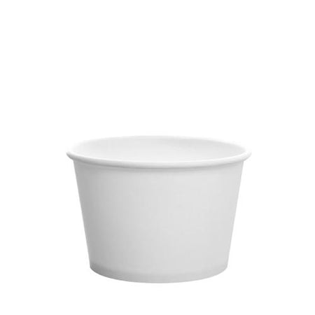 Paper Food Containers - 16oz Food Containers - White (112mm