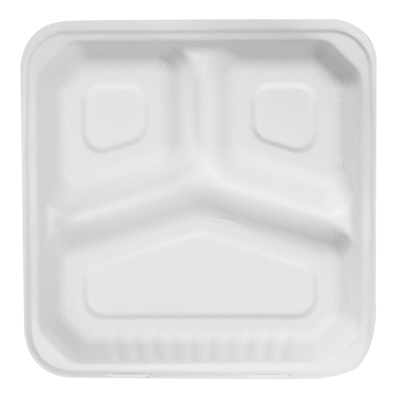 Extra Large Compostable 3 Compartment Food Container