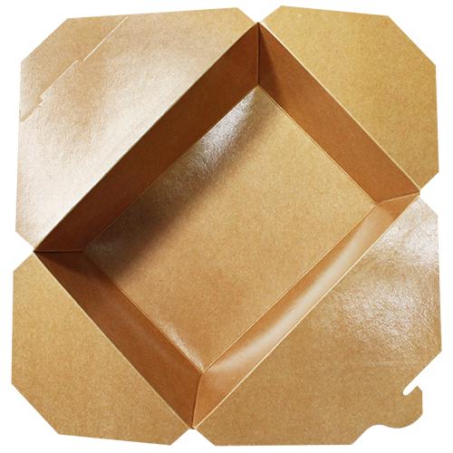 White Microwavable Folded Paper #4 Take-Out Container - Karat Extra Large  Fold-To-Go Box - 110oz - 7.8 x 5.5 x 3.5 - 160 Count Karat Shop Smarter,  Live Better Get the best