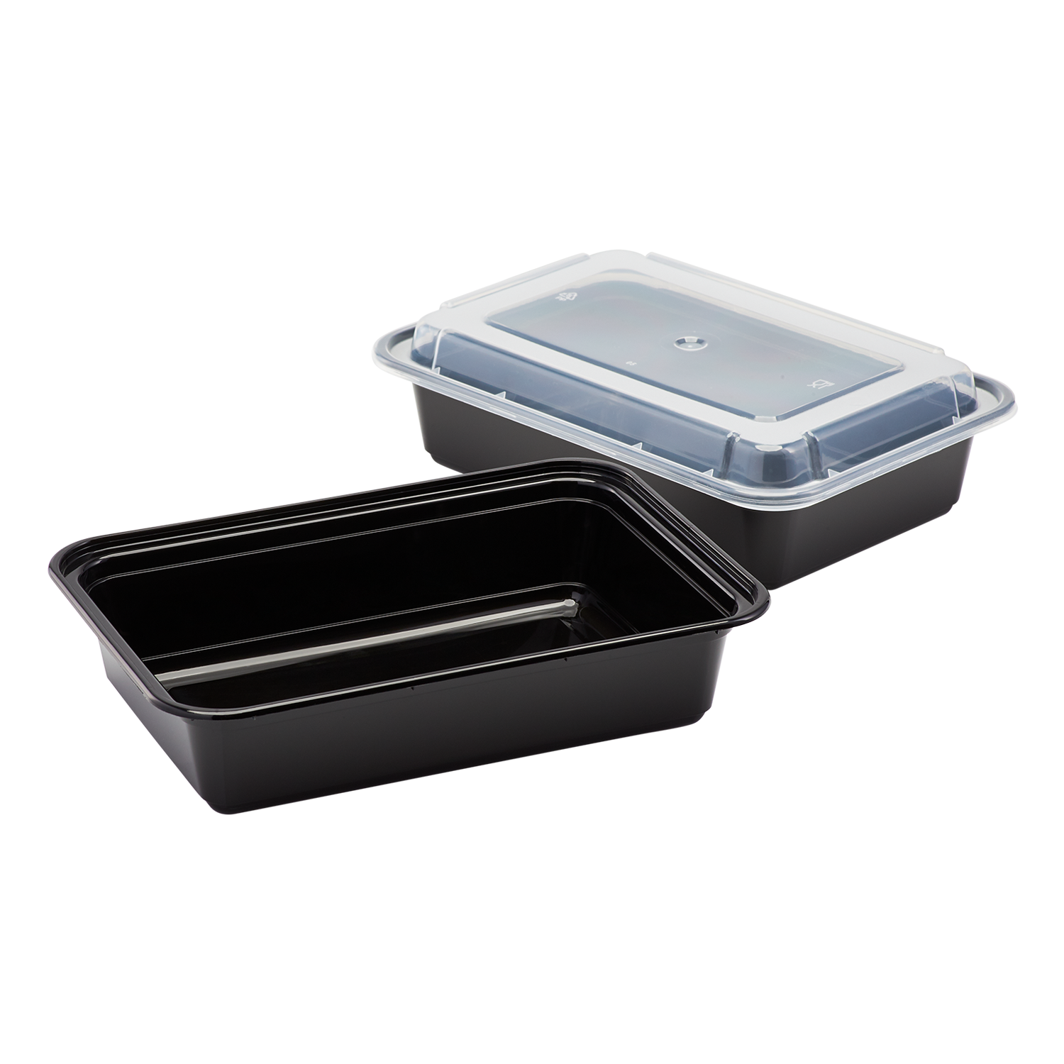 Meal Prep Microwavable Food Containers With Lids 38 Oz. 