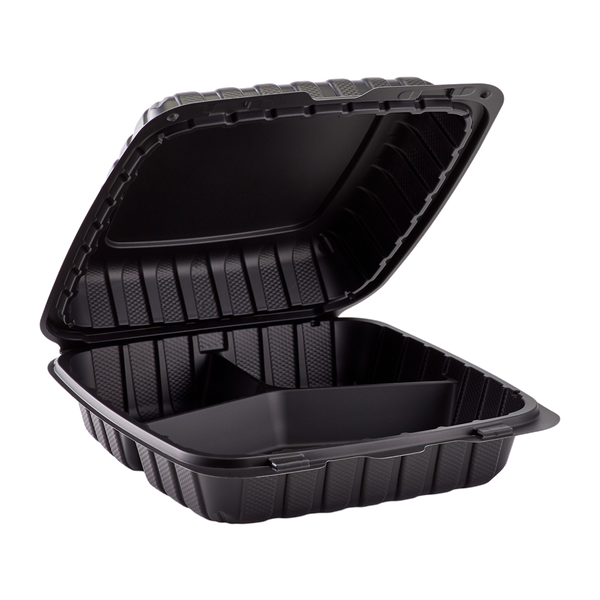 Eco Restaurants Catering Takeaway Takeout Food Packing Black White