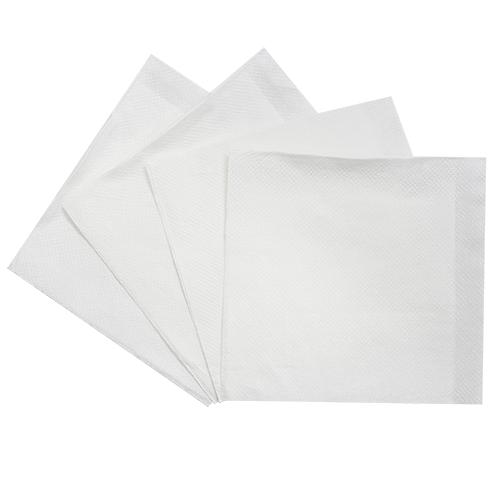 7.5 in x 4.25 in Earthwise Coin Embossed White Dinner Napkins 1000 ct.