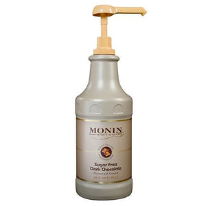 Monin Sugar Free Dark Chocolate Sauce (64oz)-monin