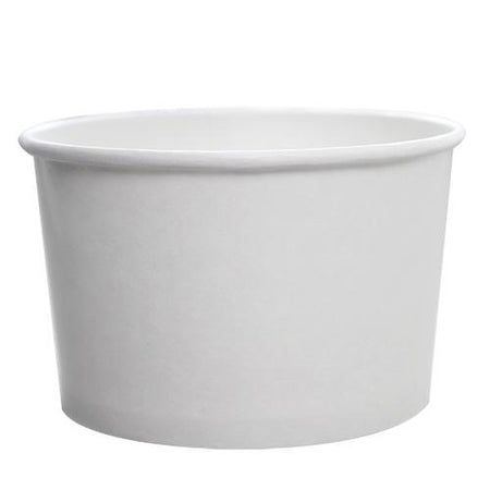 Paper Food Containers - 5oz Food Containers - White (87mm) - 1,000 ct, Coffee Shop Supplies, Carry Out Containers
