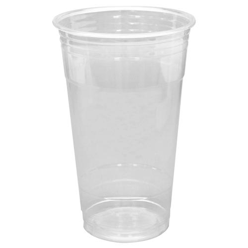 Wholesale 12oz 16oz 24oz clear plastic boba tea cups with lids