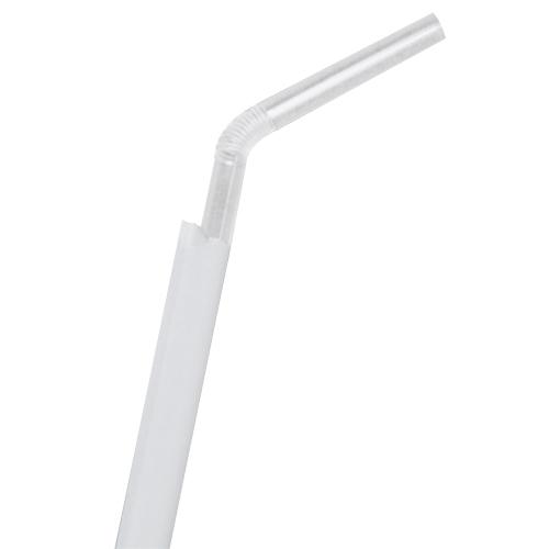 Plastic Straw – Jumbo Clear 7.75″ Unwrapped