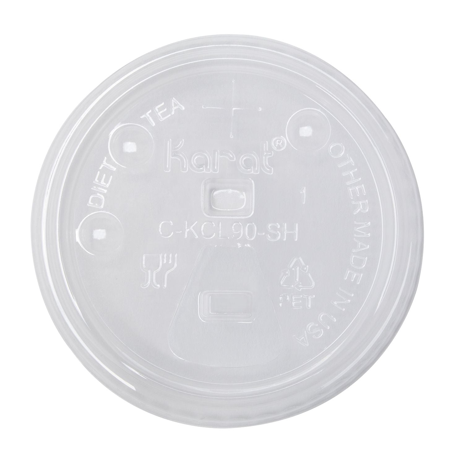 KR 22 oz White Paper Soda Cup (90mm Rim) - 1000/Case