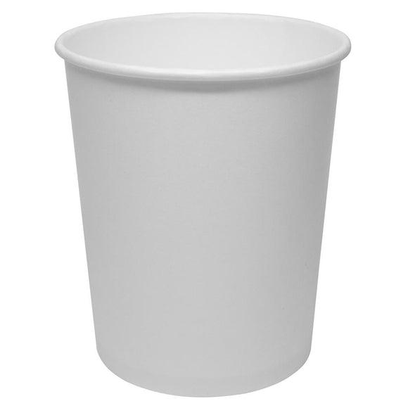 16 oz Tall White Heavy Weight Paper Food Container Bulk | 1000/Case